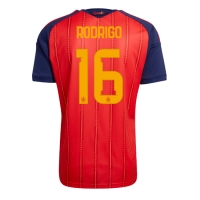 Dres Španielsko Rodri Hernandez #16 Domáci MS 2026 Krátky Rukáv